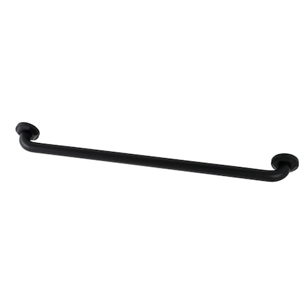 Kingston Brass DR714300 30-Inch x 1-1/4-Inch O.D Grab Bar, Matte Black DR714300